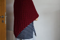 Corner  triangular shawl