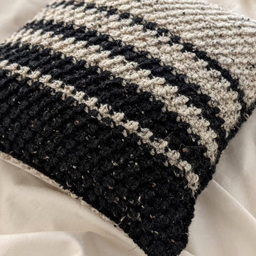Hachure Throw Pillow