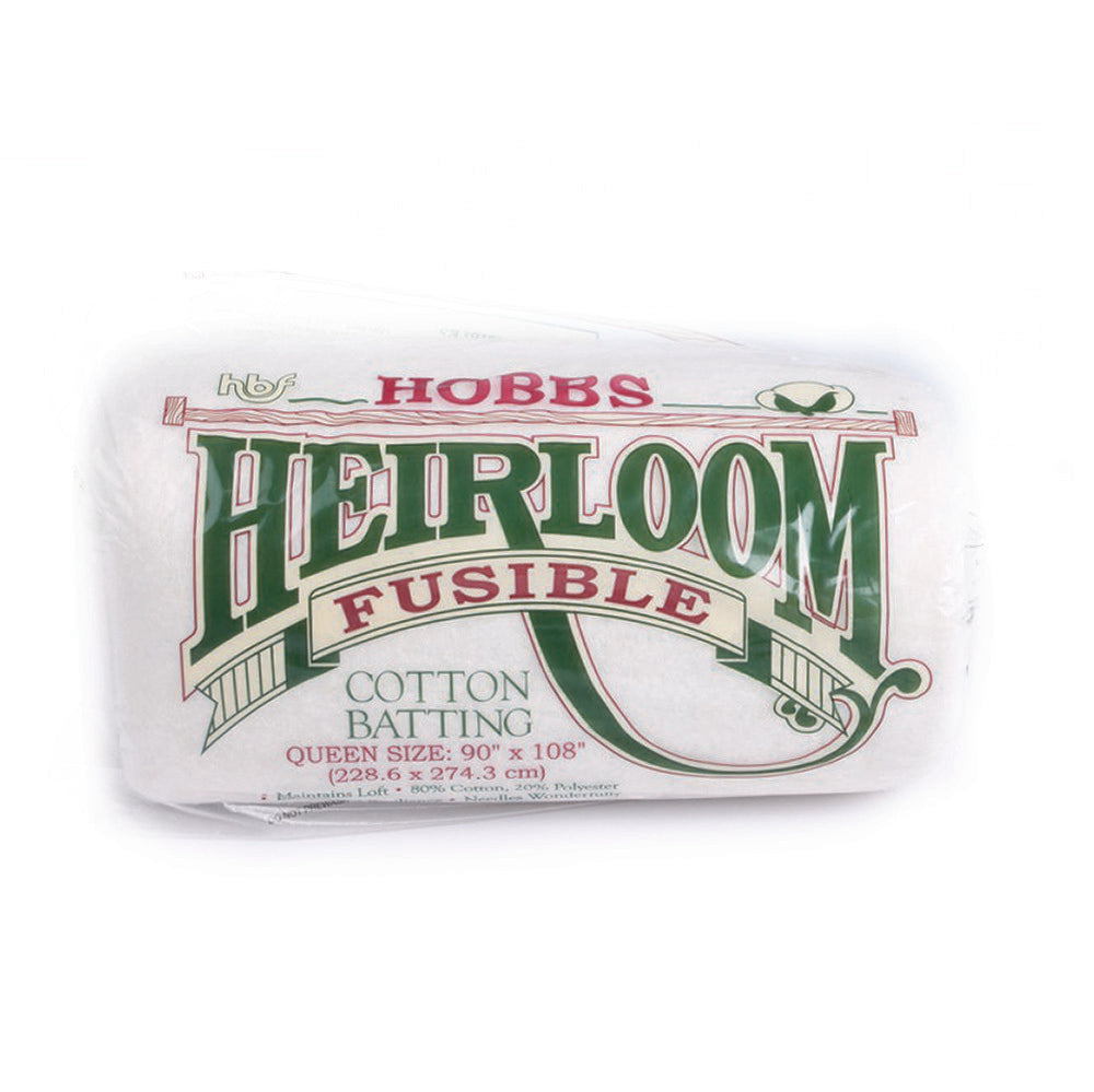 Hobbs Heirloom Fusible Blend Wadding 90x108in (Queen)