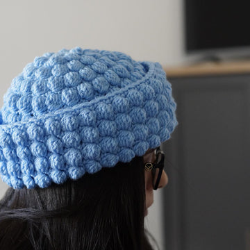 Bobbly sailor hat
