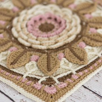 Desert Rose Afghan Square