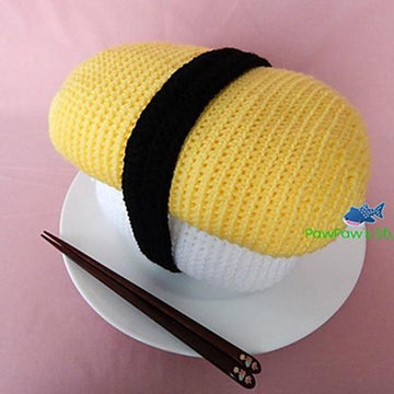 Amigurumi Jumbo Sushi Tamago/egg Pattern No.16