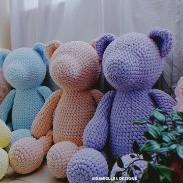 Faceless Teddy bear plush