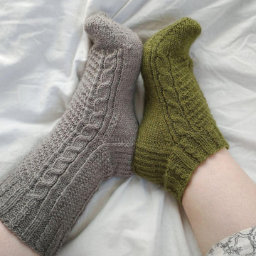 Forest Gansey Socks