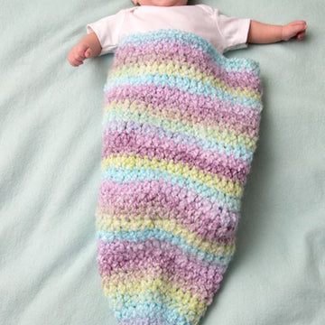 Willow’s Cocoon in Red Heart Snuggle Bunny - LW4174 - Downloadable PDF