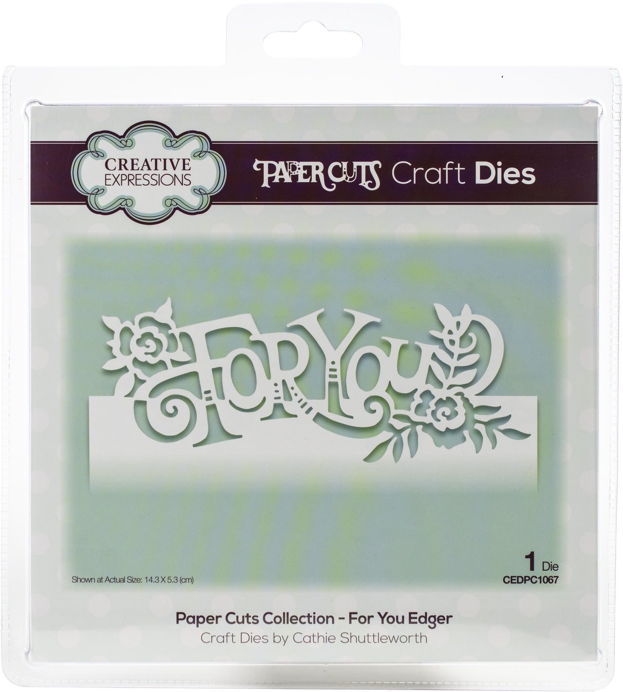 Creative Expressions Paper Cuts Edger Craft Dies - For You