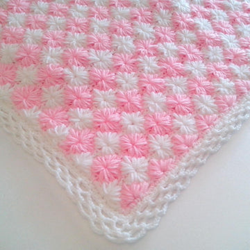 Baby blanket zig zag STAR