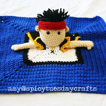Pirate Captain Blanket Buddy pattern