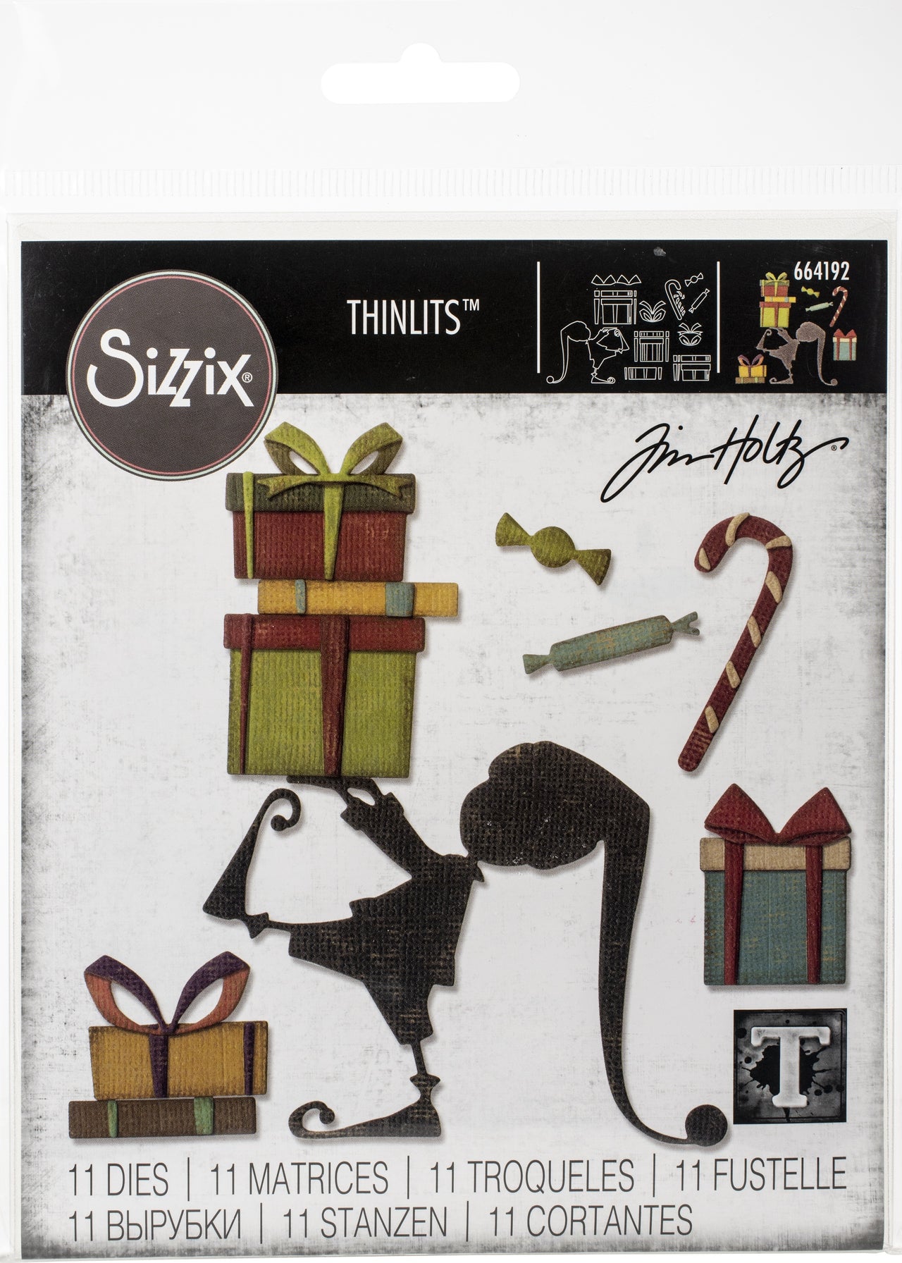 Sizzix Thinlits Dies By Tim Holtz - Santa's Helper