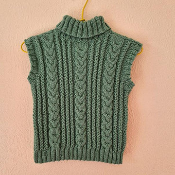 Humpty Sleeveless Polo Neck Top
