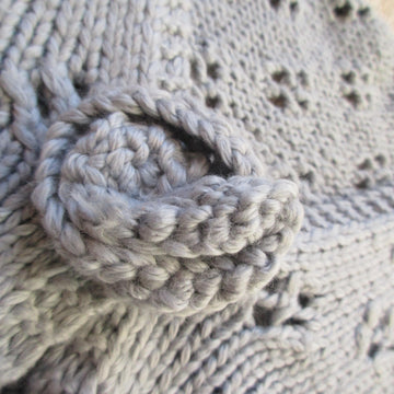 Lace and Flower Poncho