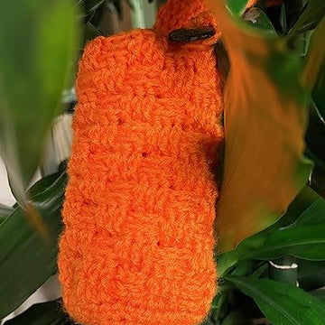 Basket Water Bottle Holder with Detachable Strap