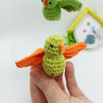 Crochet birds pattern, amigurumi bird pattern