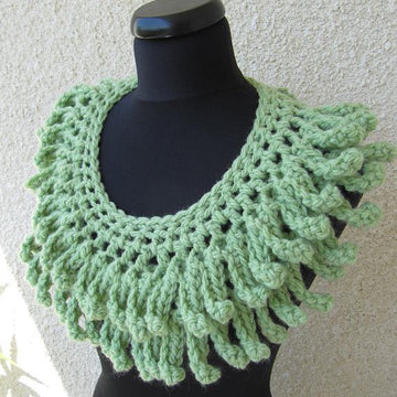 Crochet Scarf "Chunky Fringe"