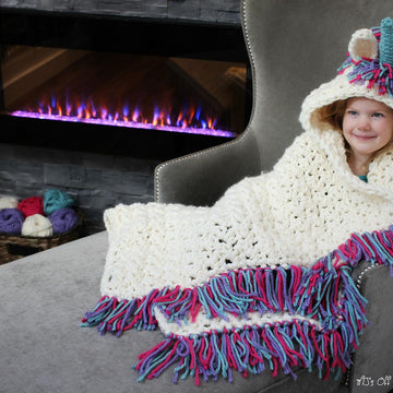 Bulky & Quick Unicorn Blanket /Cowl