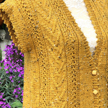 Cable & Eyelet Gilet