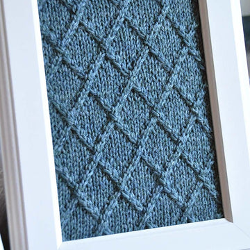 Fair Isle Flurries Knitted Wall Art