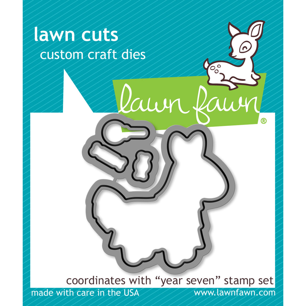 Lawn Fawn Lawn Cuts Custom Craft Die - Year Seven