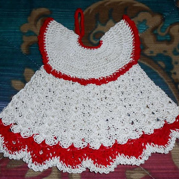Vintage Style Dress and Bloomers Potholders
