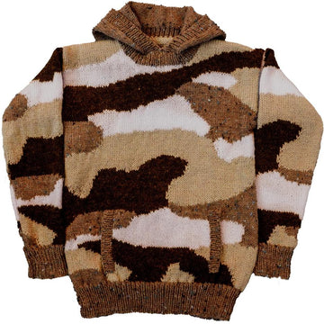 Camouflage Hoodie/hoody with hand-warmer pockets