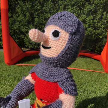 Football mascot amigurumi doll