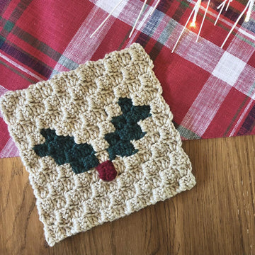 Jolly Holly Blanket Square