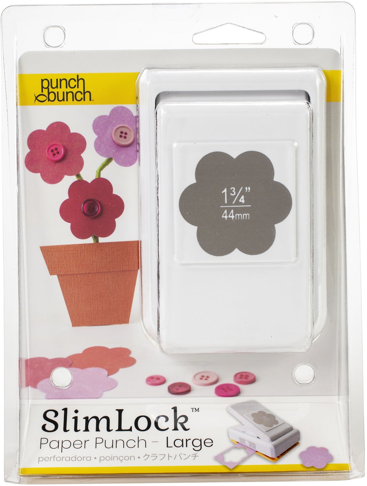 Punch Bunch SlimLock Large Punch - Flower 1.75"X1.625"
