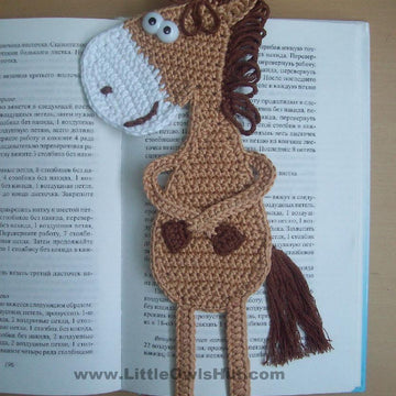 025 Horse bookmark Ravelry