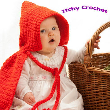 Little red riding hood baby photo prop