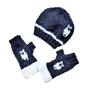 Ladies Sheep Sweater, Hat and Gloves
