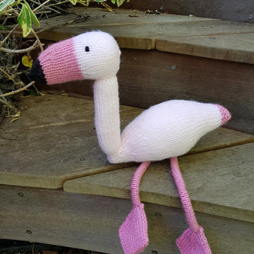 Knitted Flamingo