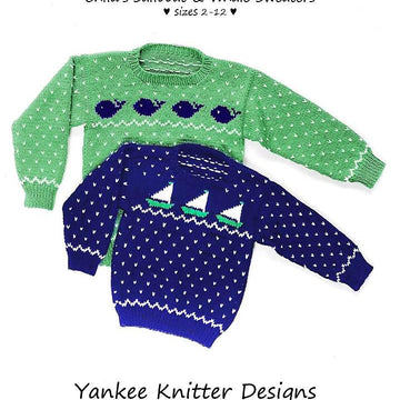 #5 Sailboat & Whale Sweaters- child's sweaters