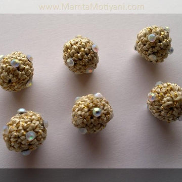 Christmas Crochet Pattern Bauble Bead Miniature Disco Balls