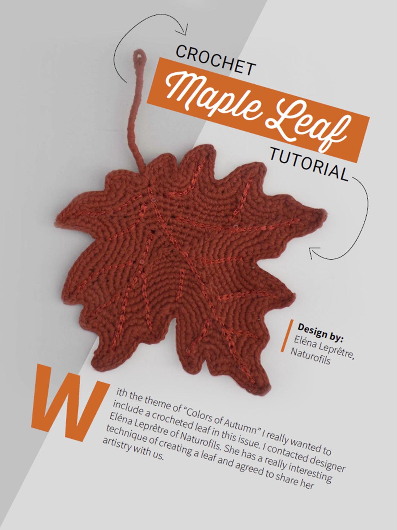 Crochet Maple Leaf