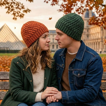 Bobbles Slouchy Beanie Crochet Hat Pattern