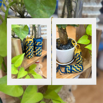 Golden Lipstick Mosaic Holder