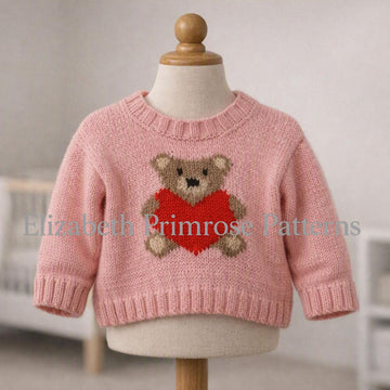 Love Heart Bear Jumper P172