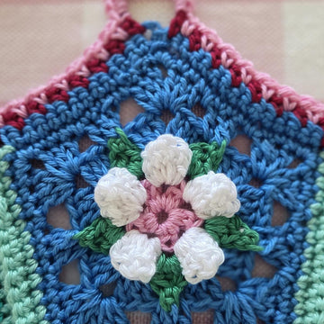 Pentagon Mitered Dishcloth