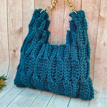 One-Piece Almond-Inspired Crossbody Hobo Bag