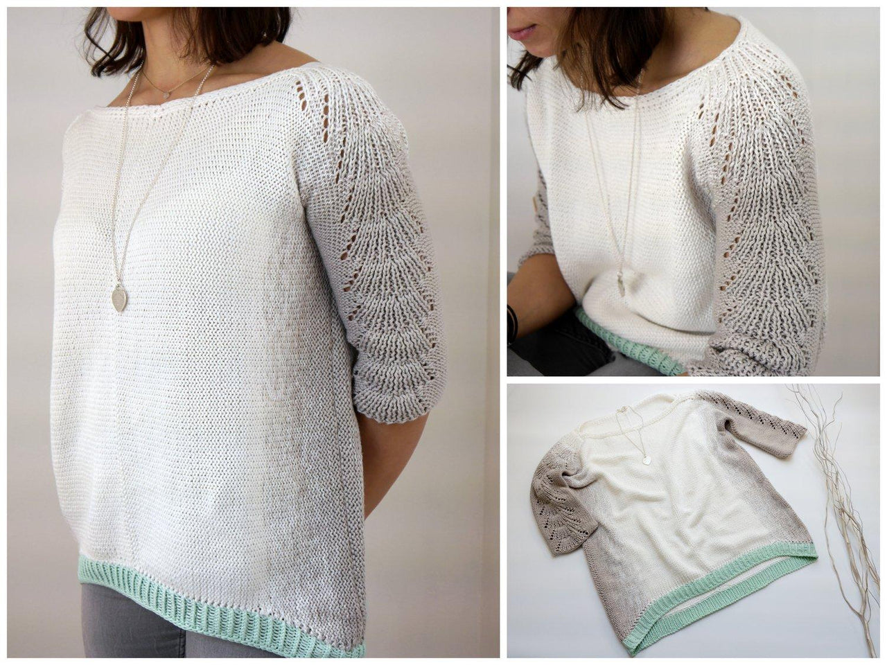 Long Pullover - KI-MONO Pulli Gr. S/M und L/XL- No.189