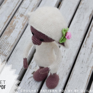 Crochet Pattern: Rosy the lamb toy