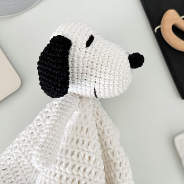 Snoopy lovey blanket