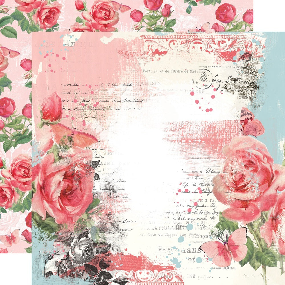 Simple Stories Simple Vintage My Valentine Double-Sided Cardstock 12"X12" 25/Pkg - My Sweetheart