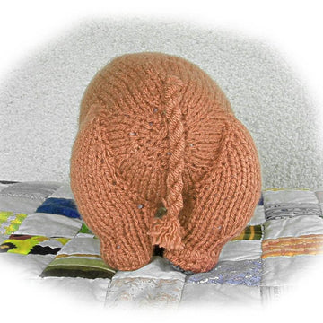 RAFIKI the RHINO toy knitting pattern by Georgina Manvell