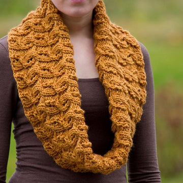 Winter wheat cowl