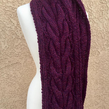 Chunky Cable Infinity Scarf