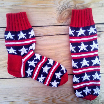 Stars and stripes socks