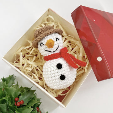 Crochet snowman pattern Christmas ornament Amigurumi snowman decoration