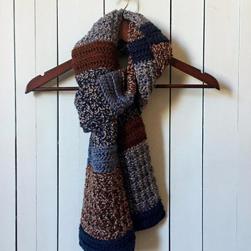 Crochet Scarf Pattern for Men: Crochet That Man a Scarf!