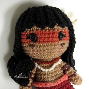 Iara, the brazilian mermaid - crochet pattern by Crochelandia